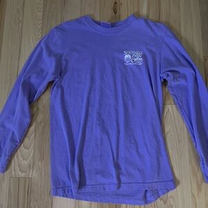 Comfort Colors Lavender Long Sleeve Shirt